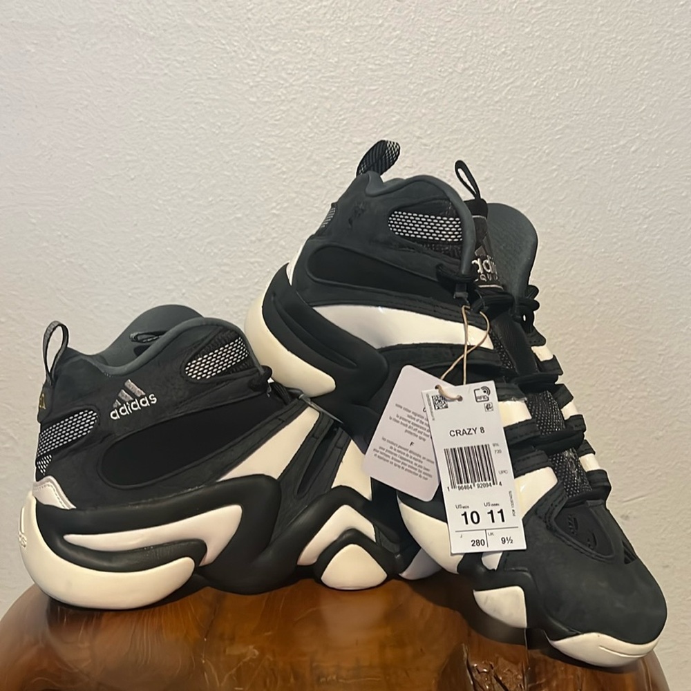 Adidas Crazy 8 Kobe Bryant Men's Sz 9, 10 Core Black-Cloud IF2448